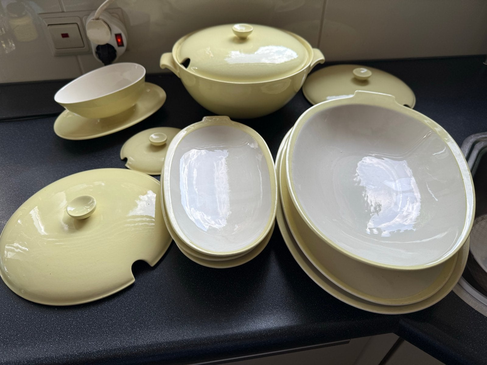 Vintage P. Regout & Co. Maastricht servies delen, Ophalen
