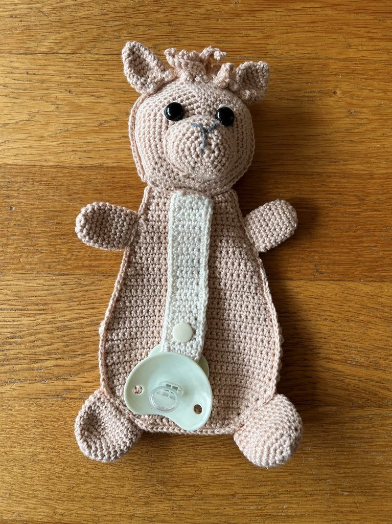 Gehaakte Speenknuffel - Alpaca - Excl. Speen, Ophalen of Verzenden, Nieuw, Overige typen, Handgemaakt