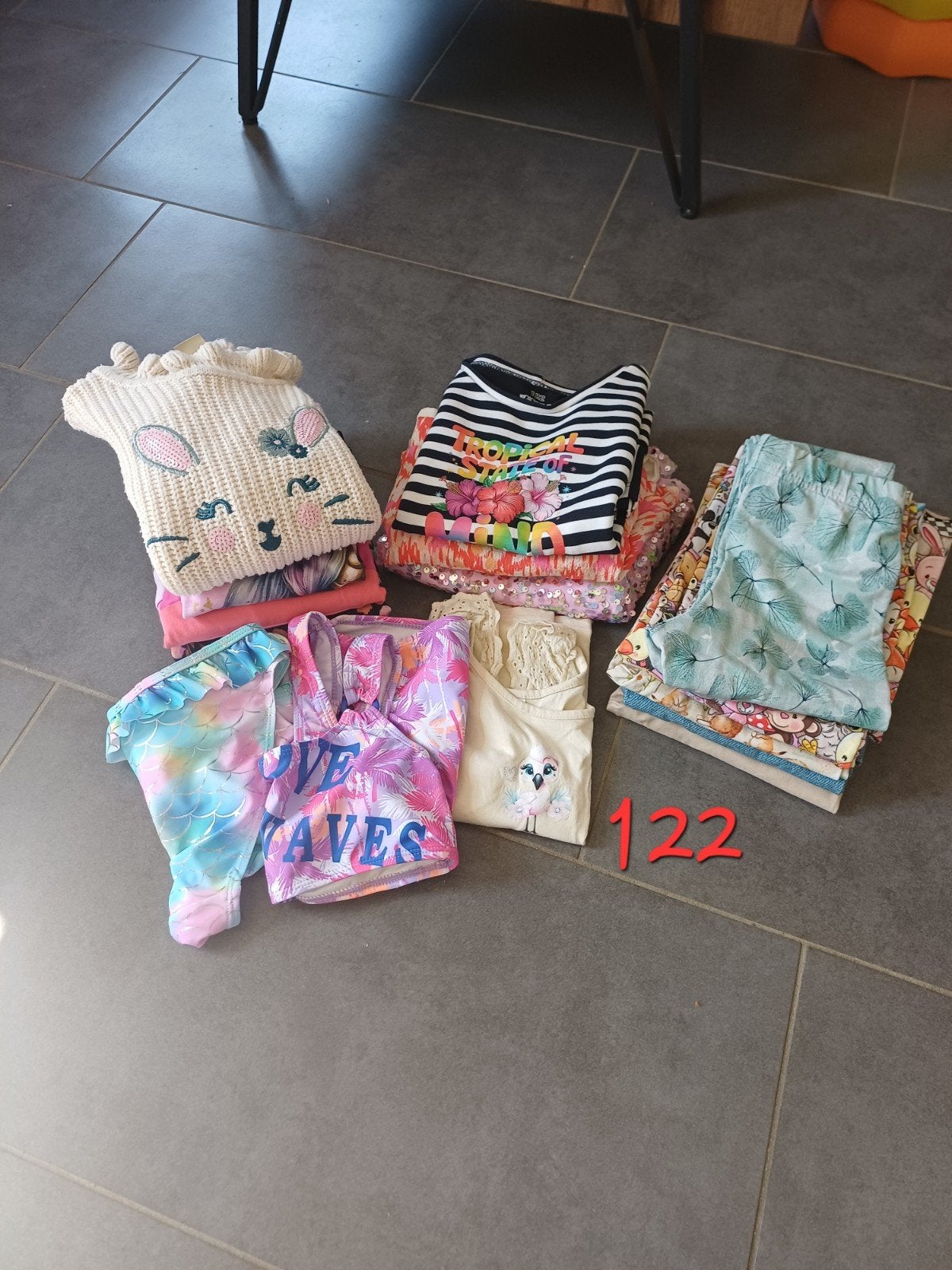 Kledingpakket maat 122 - Diverse kledingstukken, Kinderen en Baby's, Ophalen of Verzenden, Zo goed als nieuw, Meisje, Overige typen