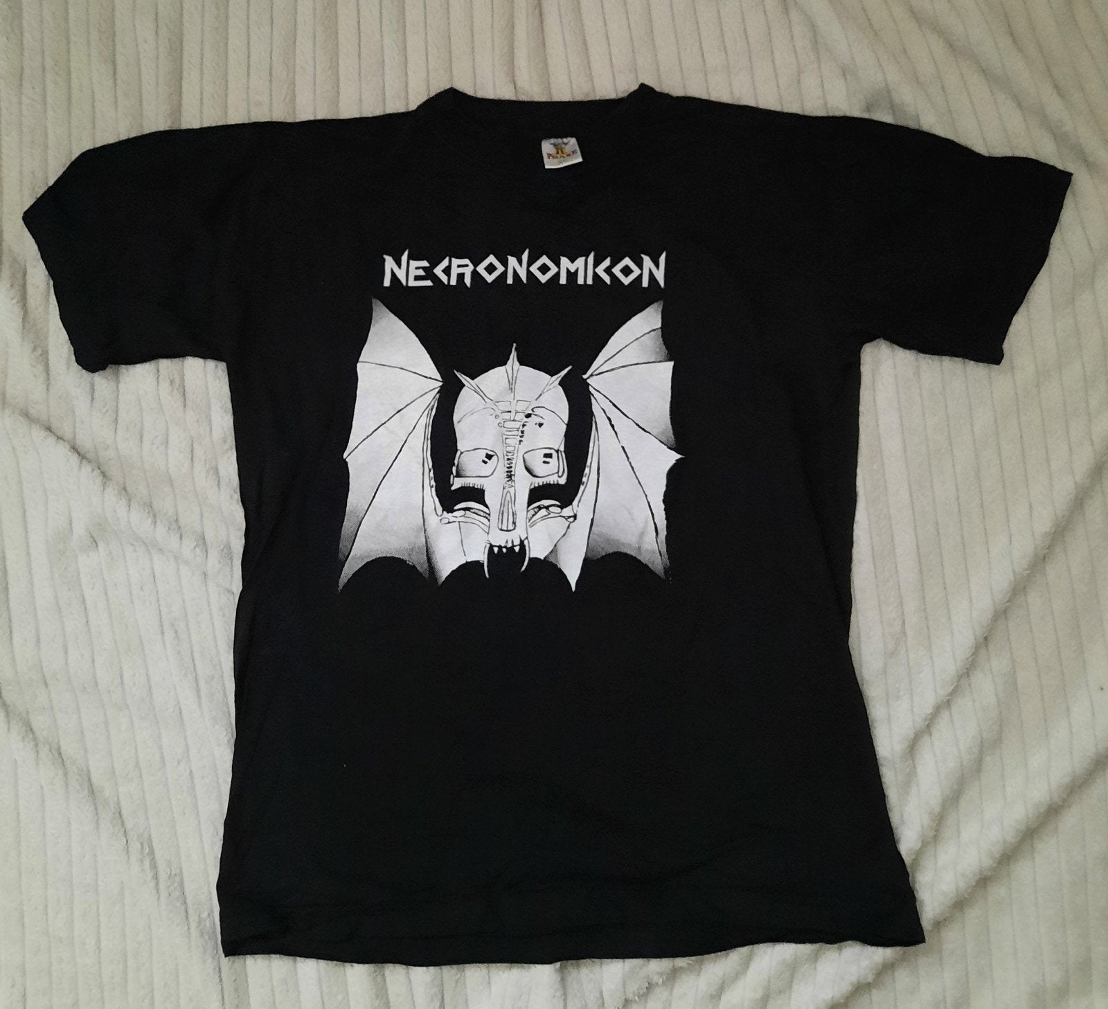 Necronomicon shirt xl jaren 90, Ophalen of Verzenden, Maat 56/58 (XL), Zwart