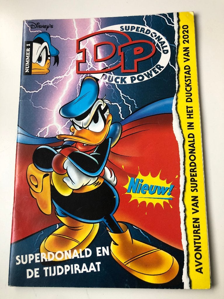 Superdonald Duck Power - Nummers 1 & 2 - Donald Duck, Boeken, Gelezen, Walt Disney, Ophalen of Verzenden, Meerdere stripboeken