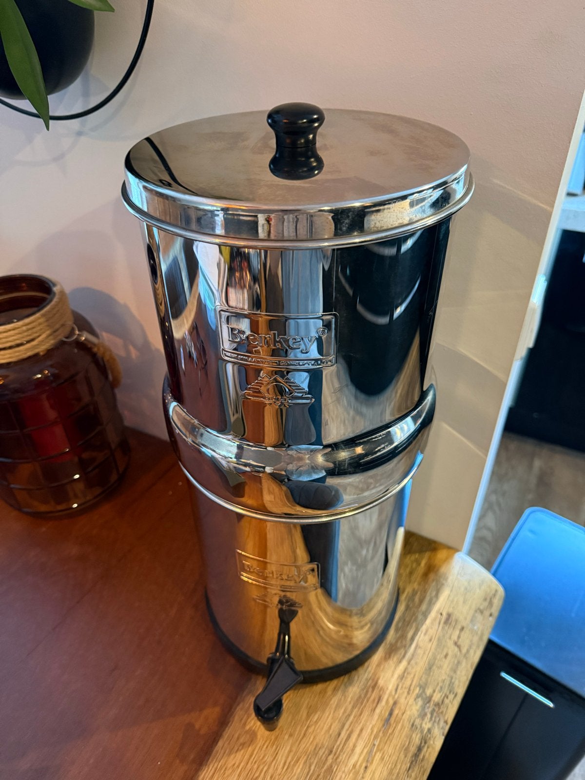 Berkey Waterfilter - RVS Waterzuiveraar, Ophalen of Verzenden, Zo goed als nieuw