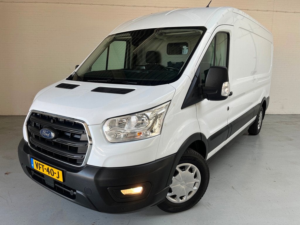 Ford Transit Servicewagen 350 2.0 TDCI 130PK euro6 L3H2 Tren, 4 cilinders, Met garantie (alle), 2800 kg, Wit