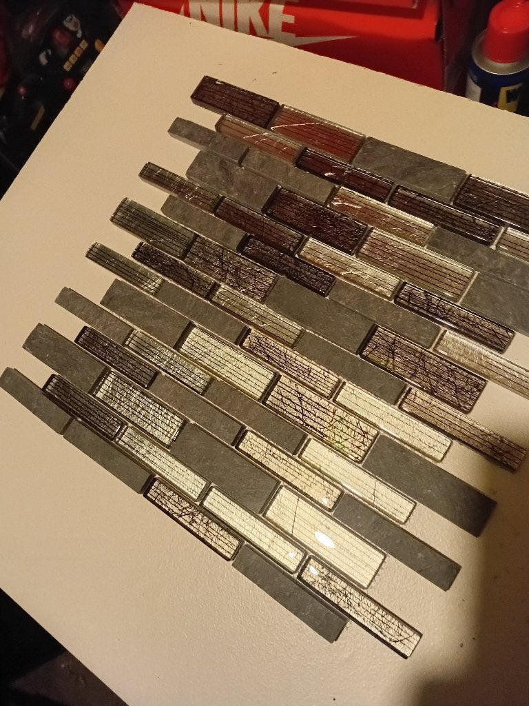 Mozaiek matjes, Ophalen, Nieuw, 20 tot 40 cm, Minder dan 5 m²