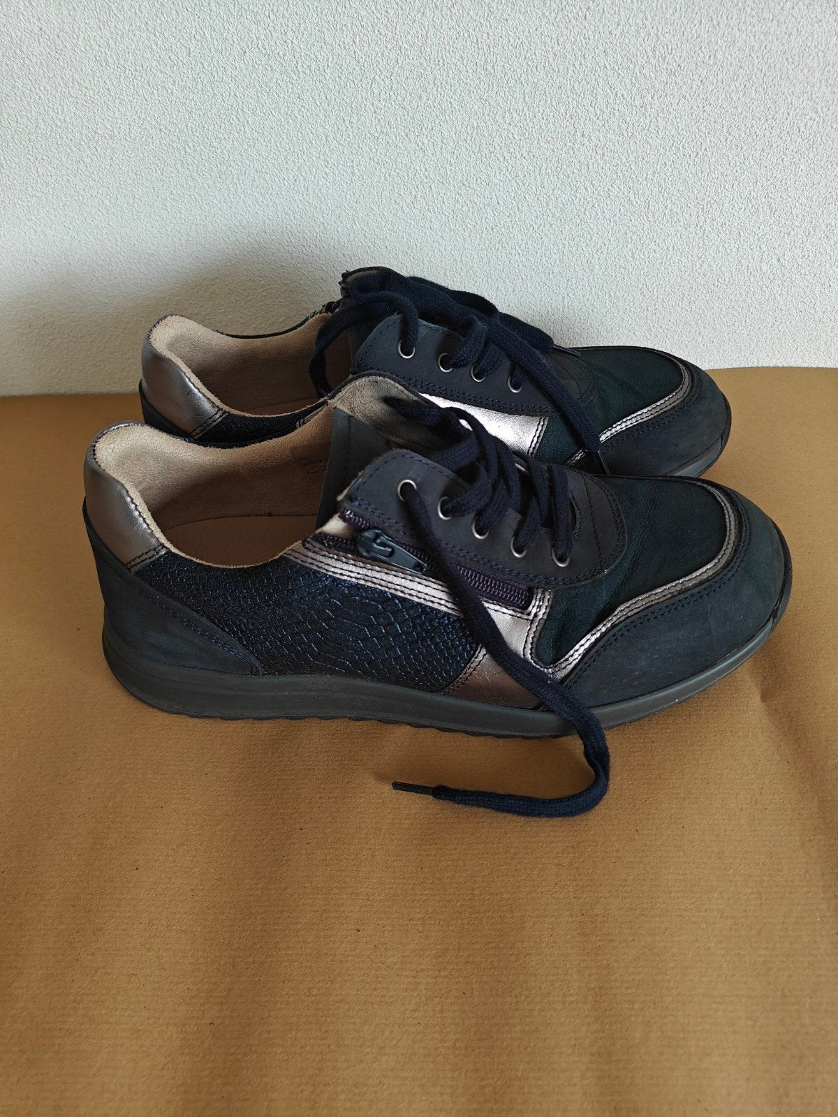 Nimco, model Sharon Lace 70060 KX sneakers maat 42, Blauw, Nimco, Ophalen of Verzenden, Sneakers of Gympen