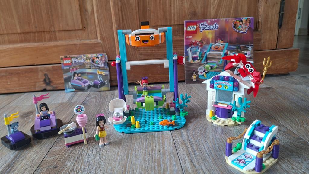 Lego kermis combi: onderwaterkermis 41337 + botsauto's 30409, Compleet, Lego, Friends, Ophalen of Verzenden