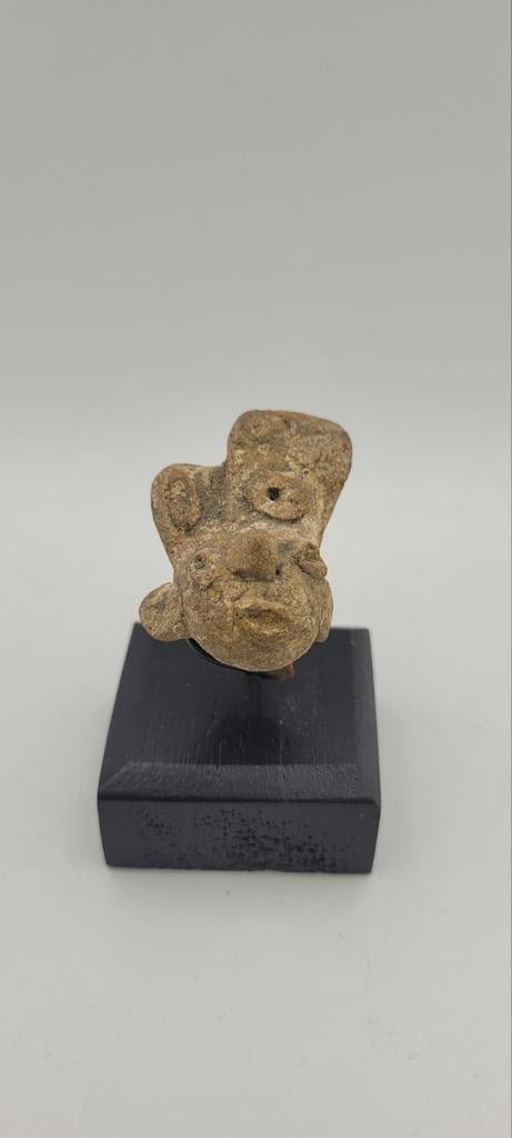 Precolumbiaans Maya Hoofdje - Late Periode, Guatemala, Ophalen
