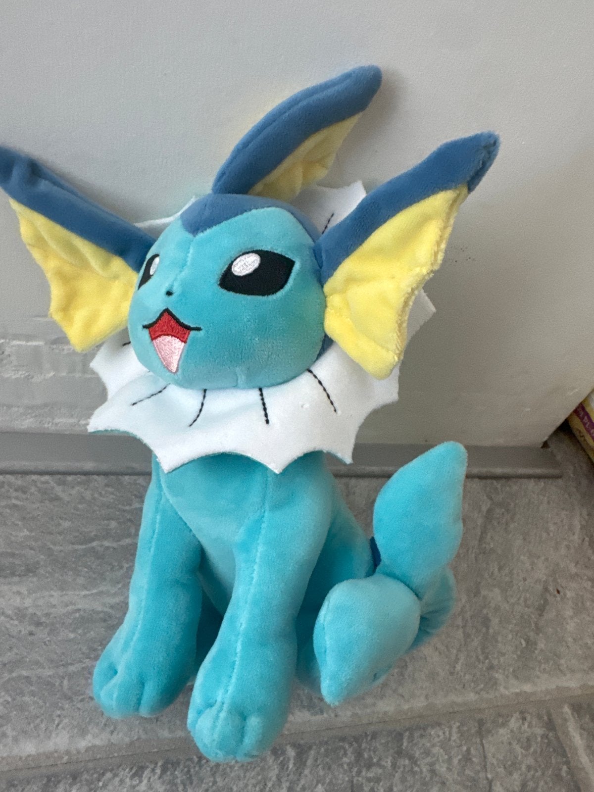 Pokémon Vaporeon Knuffel - Zacht en Schattig, Overige typen, Blauw, Ophalen of Verzenden, Zo goed als nieuw