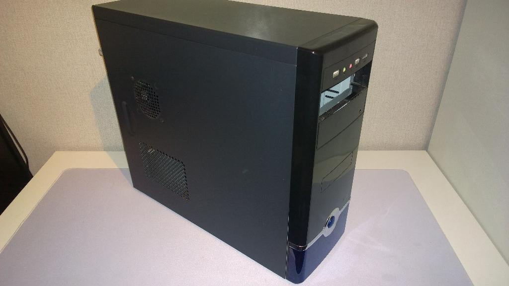 PC behuizing, Zwart, blauw, ATX, M-ATX, ITX, Ophalen, Gebruikt