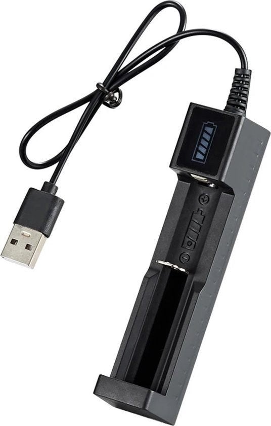 Lithium Batterij USB Lader voor 14500, 16340, 18650 & 26650, Ophalen, Nieuw