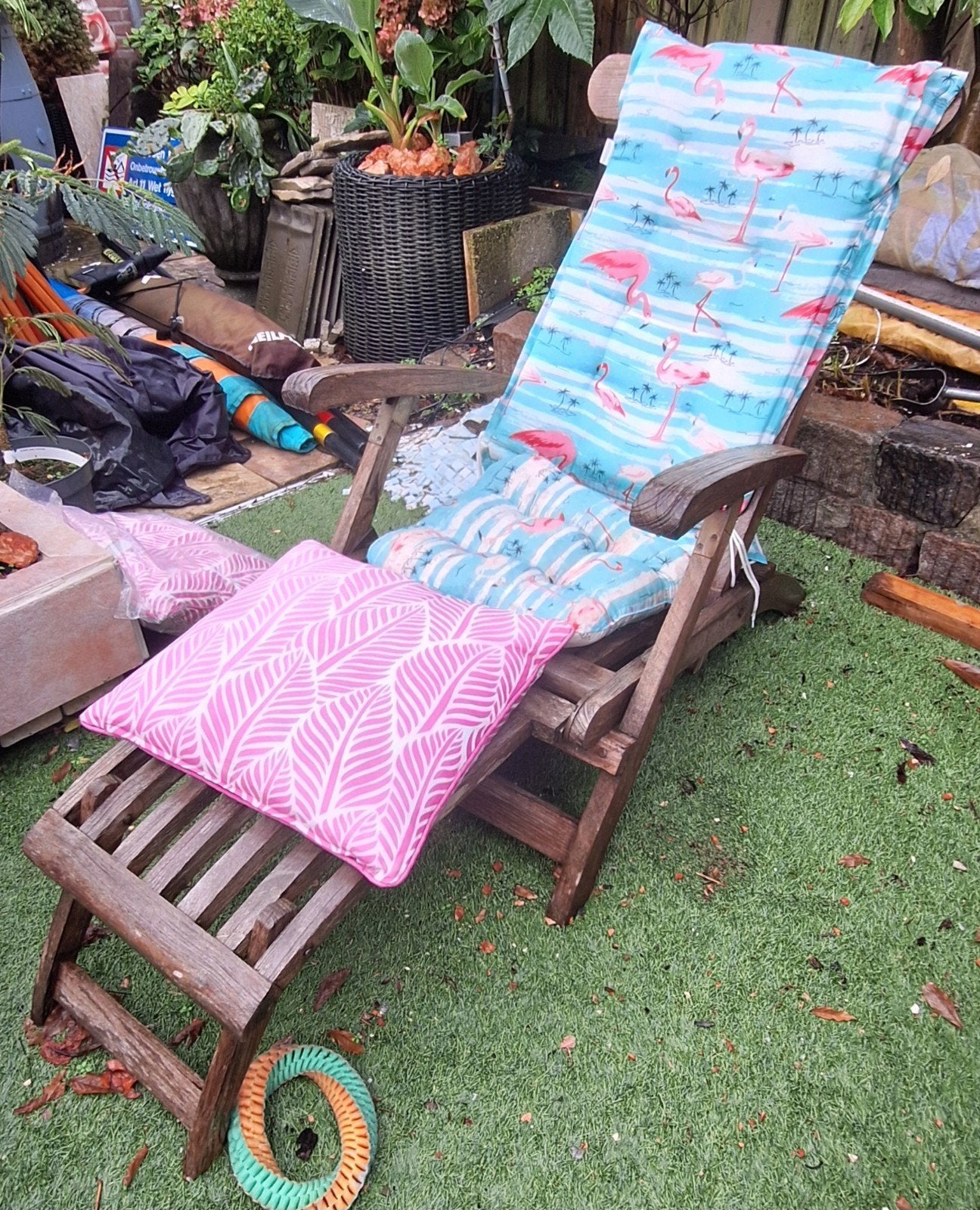 Annapart deckchair incl voetbankje, Ophalen