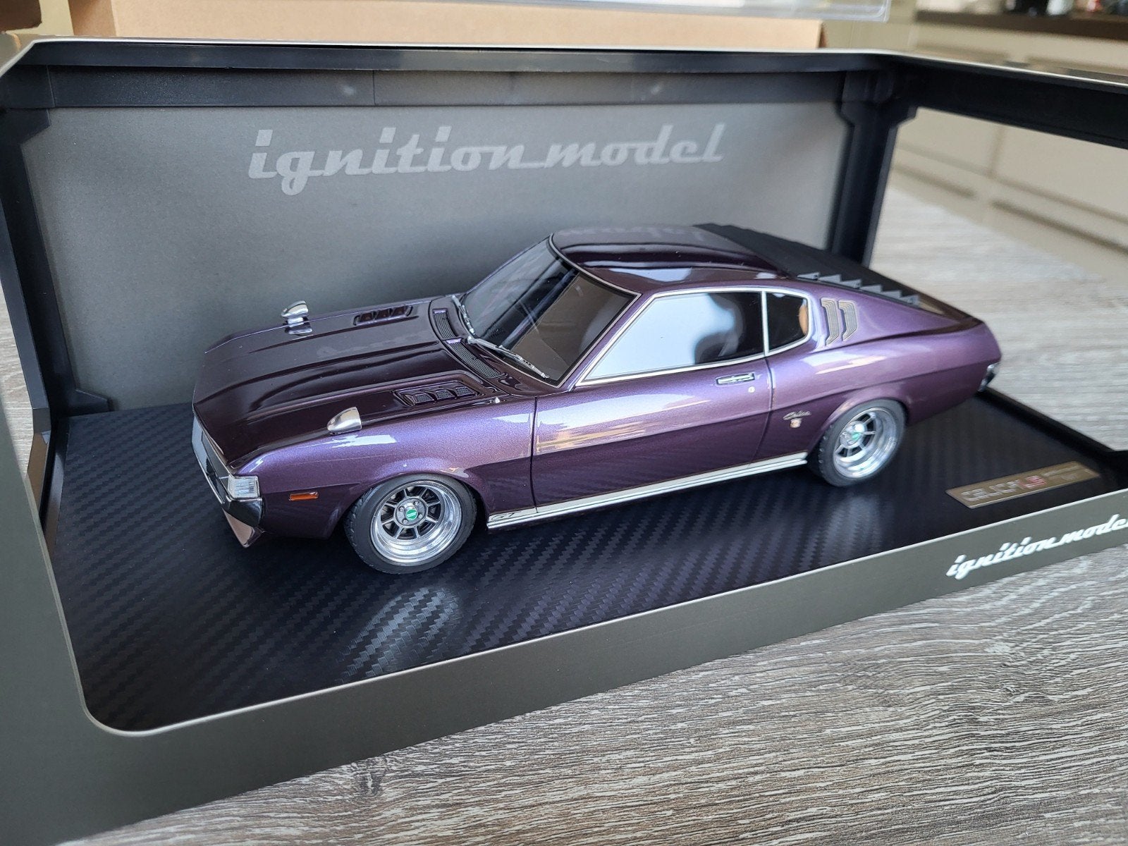Toyota Celica TA27 ignition model schaal 1:18, Ophalen of Verzenden, Zo goed als nieuw, Overige merken