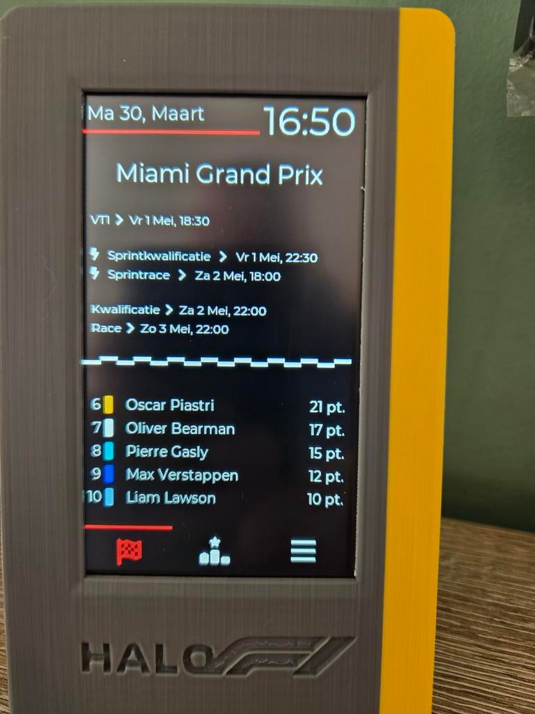 HALO F1 Live Ticker in PRIJS Verlaagd !!, Ophalen of Verzenden, Nieuw, Formule 1