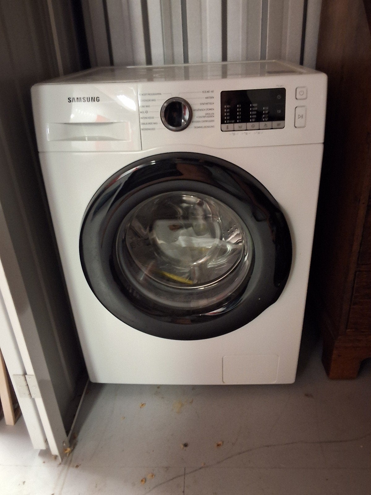 Samsung WW80TA049AE EcoBubble Wasmachine (z.g.a.n.), Ophalen, 1200 tot 1600 toeren, 8 tot 10 kg, Zo goed als nieuw