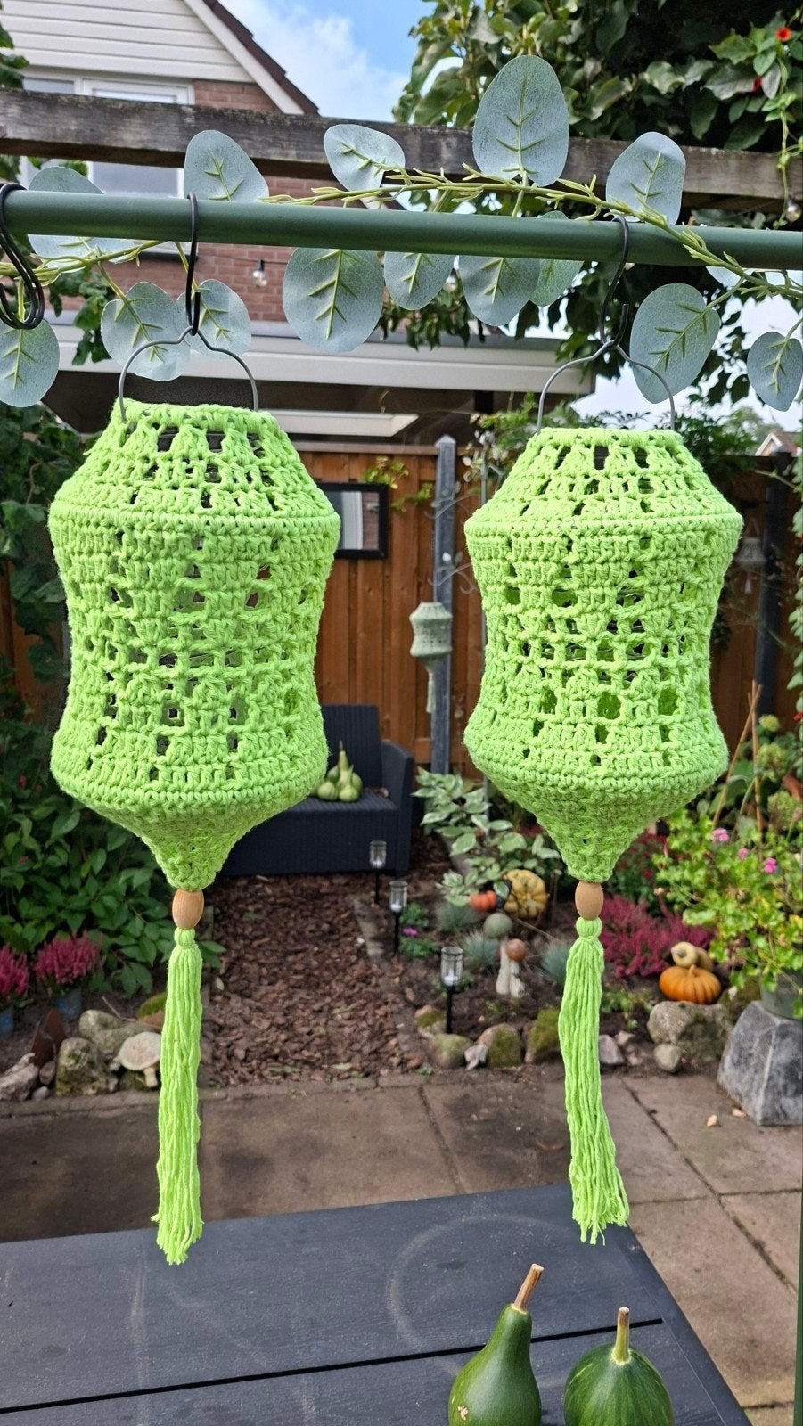 Twee solarlampionnen, Ophalen of Verzenden, Zo goed als nieuw, Haken, Overige typen