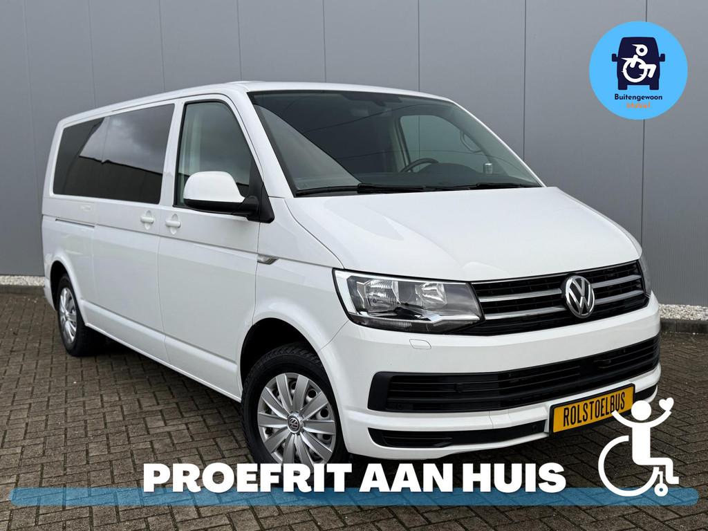 Volkswagen Transporter Caravelle Rolstoelbus Zelfrijder Hand, Auto's, 12 maanden, Zwart, 4 cilinders, Wit