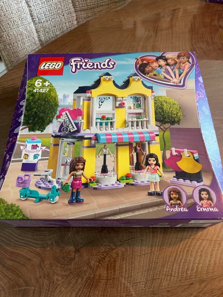 LEGO Friends 41427 Emma's Fashion Shop, Gebruikt, Lego, Friends, Ophalen of Verzenden