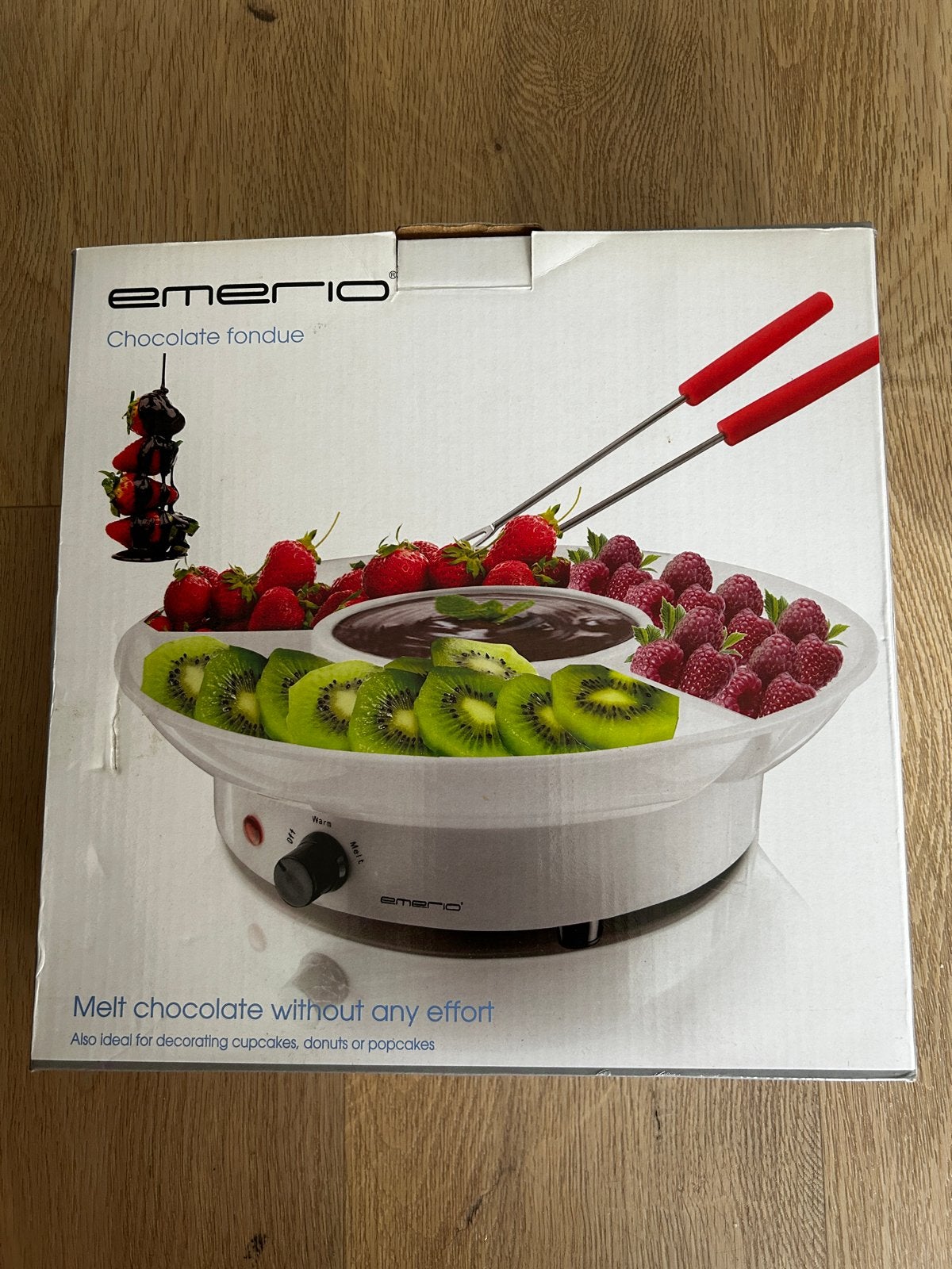 Emerio Chocolade Fondue Set - Nieuw in doos, Ophalen of Verzenden, Zo goed als nieuw, Elektrisch, Fondueset