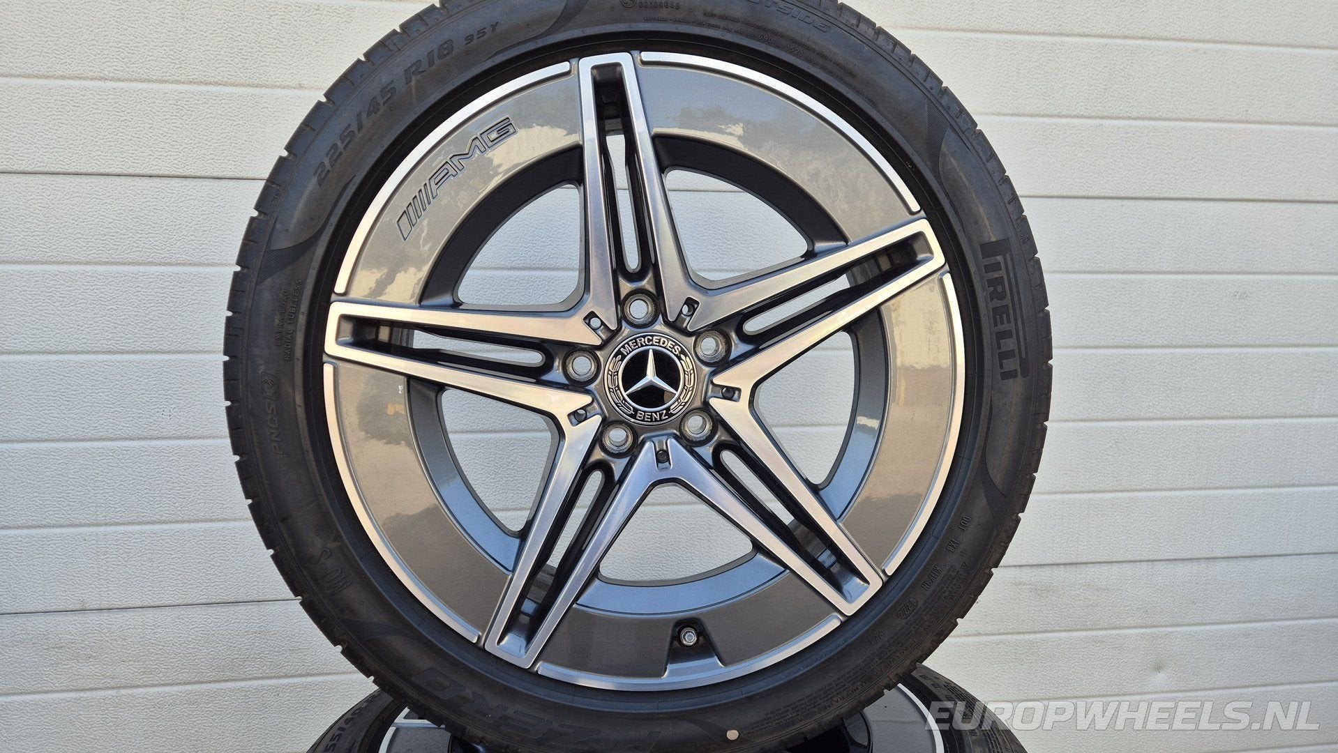 18 inch Mercedes W206 AMG breedset velgen zomerbanden NIEUW, 18 inch, Gebruikt, -, -