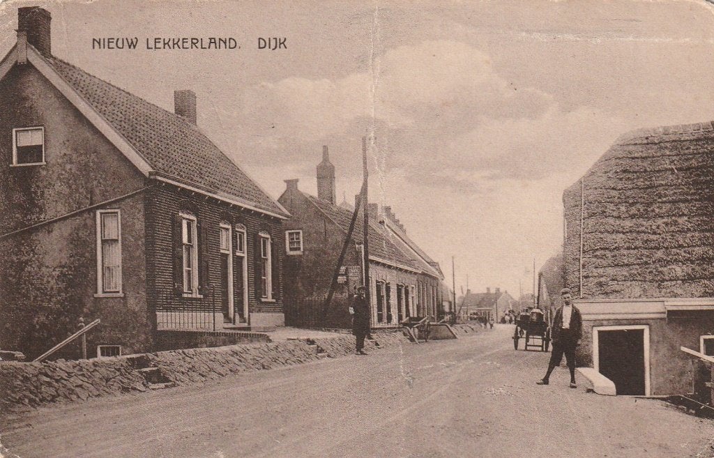Nieuw-Lekkerland, Verzenden, 1920 tot 1940, Gelopen, Zuid-Holland