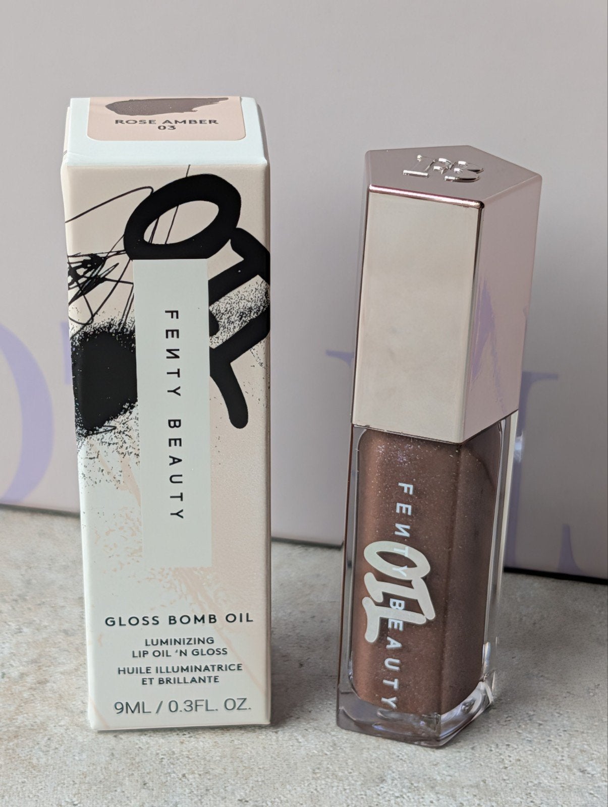 Fenty Beauty Gloss Bomb Oil Rose Amber 03, Ophalen of Verzenden, Nieuw, Roze, Lippen