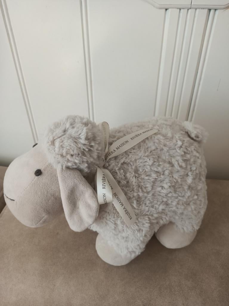 Leuk knuffelschaap van Riviera Maison, Overige merken, Overige typen, Ophalen of Verzenden, Zo goed als nieuw
