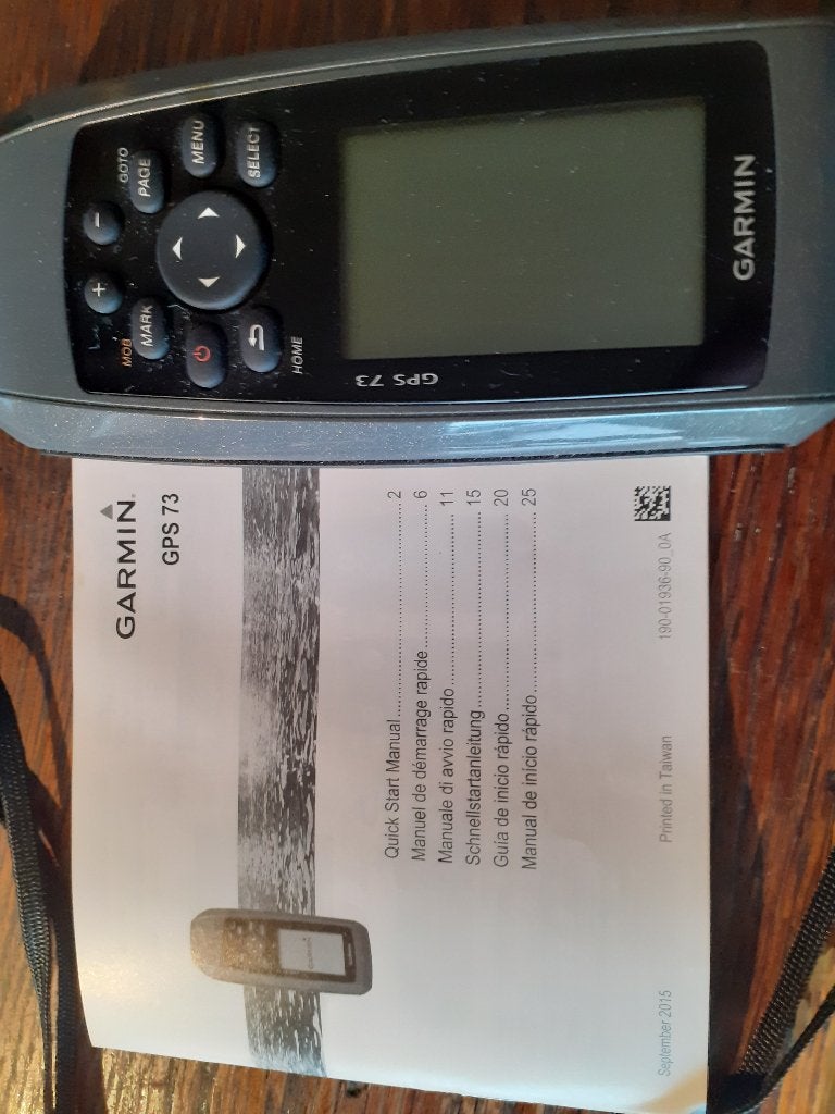 Garmin handheld navigatiesysteem GPS73, Ophalen of Verzenden, Zo goed als nieuw, Gps of Kompas