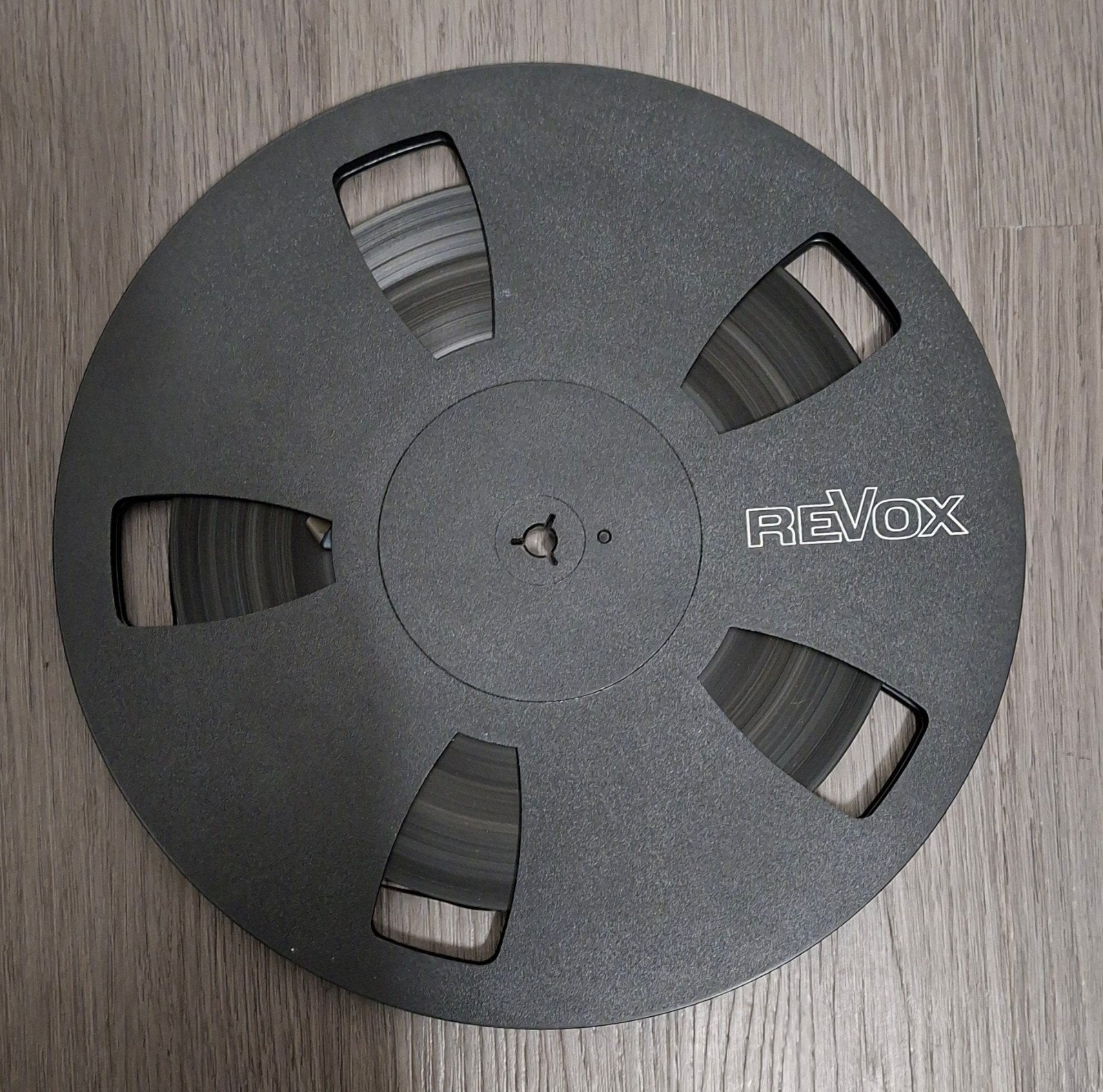 Kunststof bandrecorder spoel met tape, 10 inch - Revox, Audio, Tv en Foto, Ophalen of Verzenden, Onderdeel, Met banden