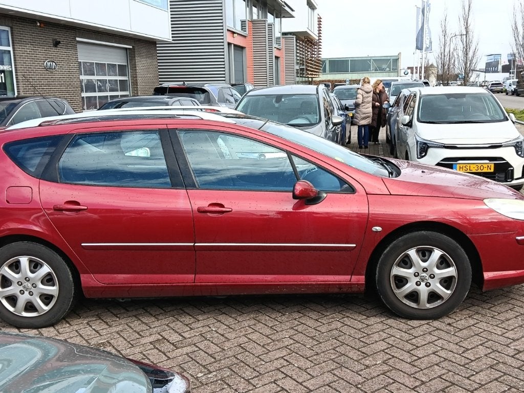 Peugeot 407 1.8 16V SW 2007 126000 km NAP, Zwart, 4 cilinders, 1749 cc, Adaptive Cruise Control
