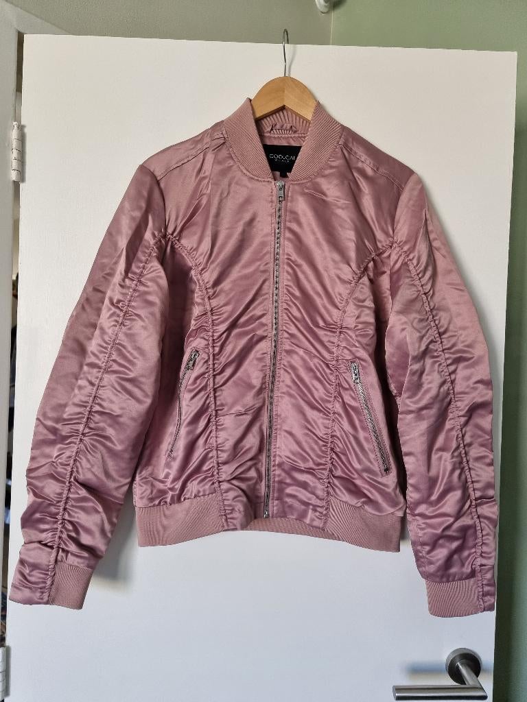 Dames Bomberjack, Roze - Maat L, Ophalen of Verzenden, Zo goed als nieuw, Maat 42/44 (L), Roze