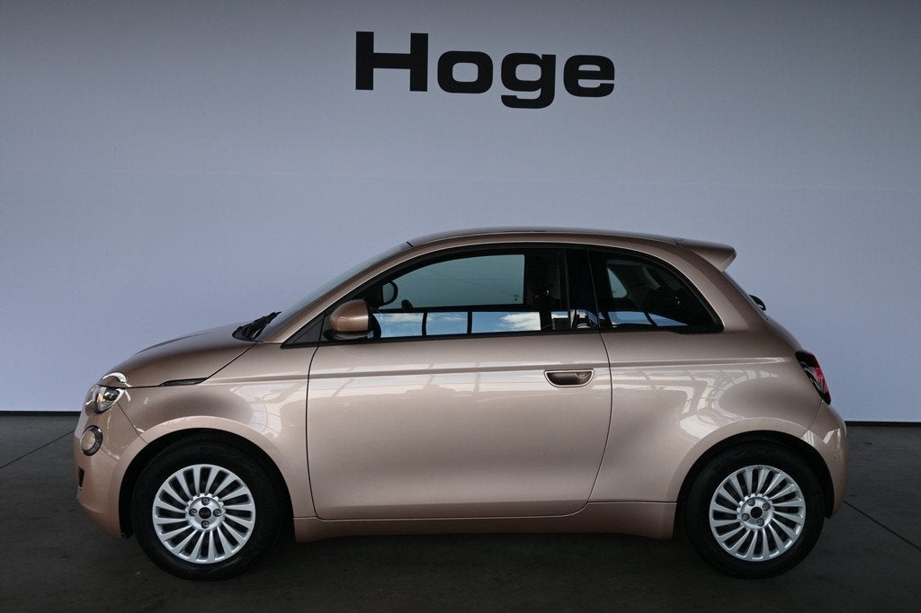 Fiat 500E 24 kWh Automaat Clima LED Cruise Control Goed Onde, Auto's, Fiat, Stof, Gebruikt, 95 pk, Met garantie (alle)