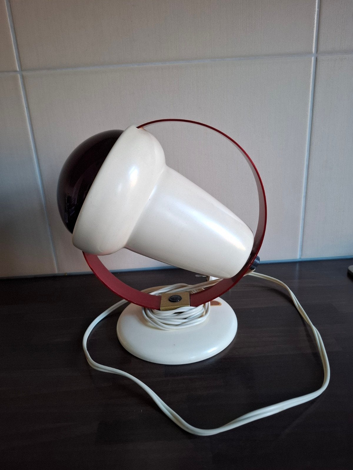 Vintage Philips infraroodlamp jaren 50, Ophalen of Verzenden, Gebruikt, Minder dan 50 cm