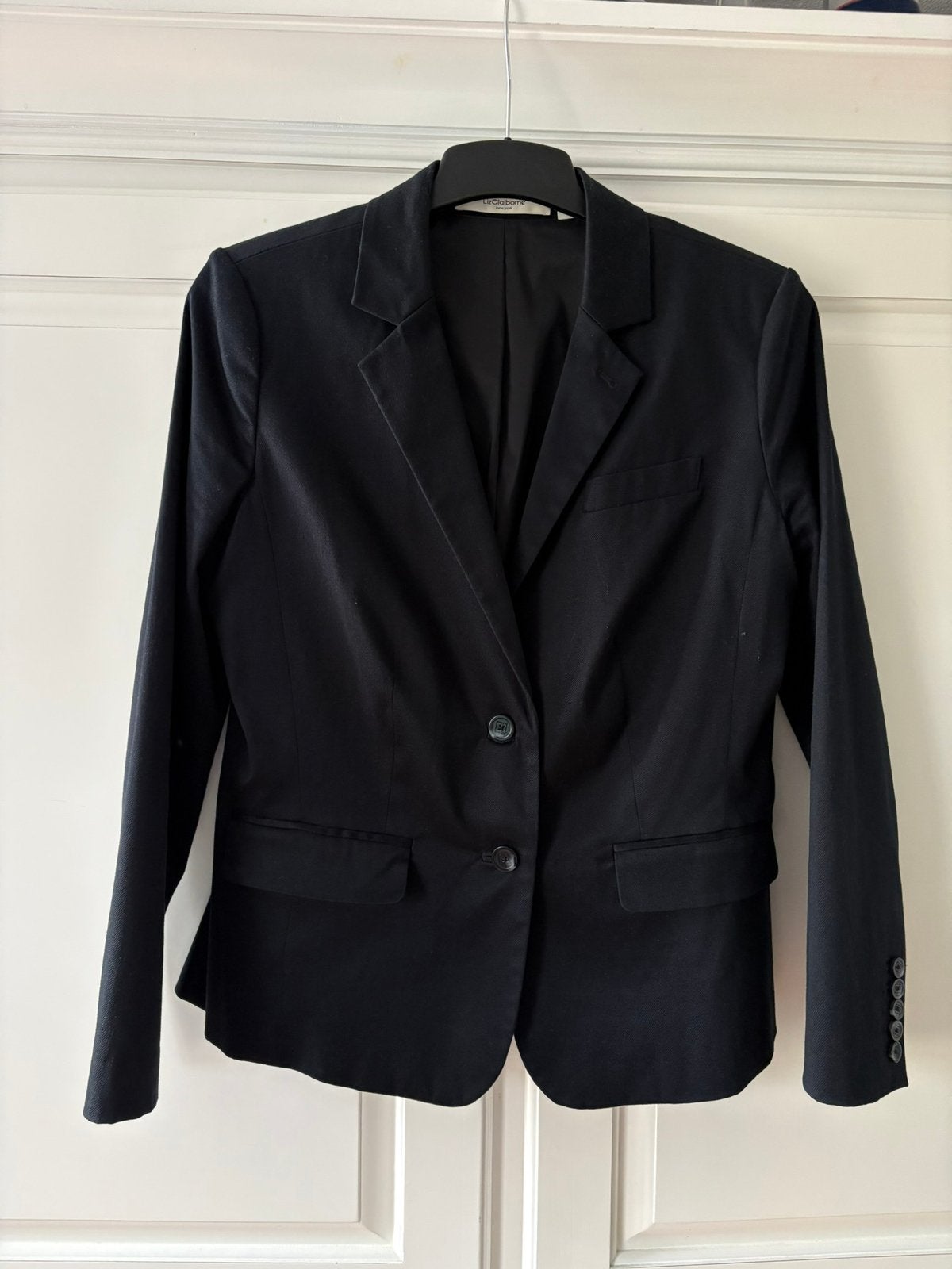 Zwarte Blazer, Ophalen of Verzenden, Zo goed als nieuw, Maat 42/44 (L), Zwart