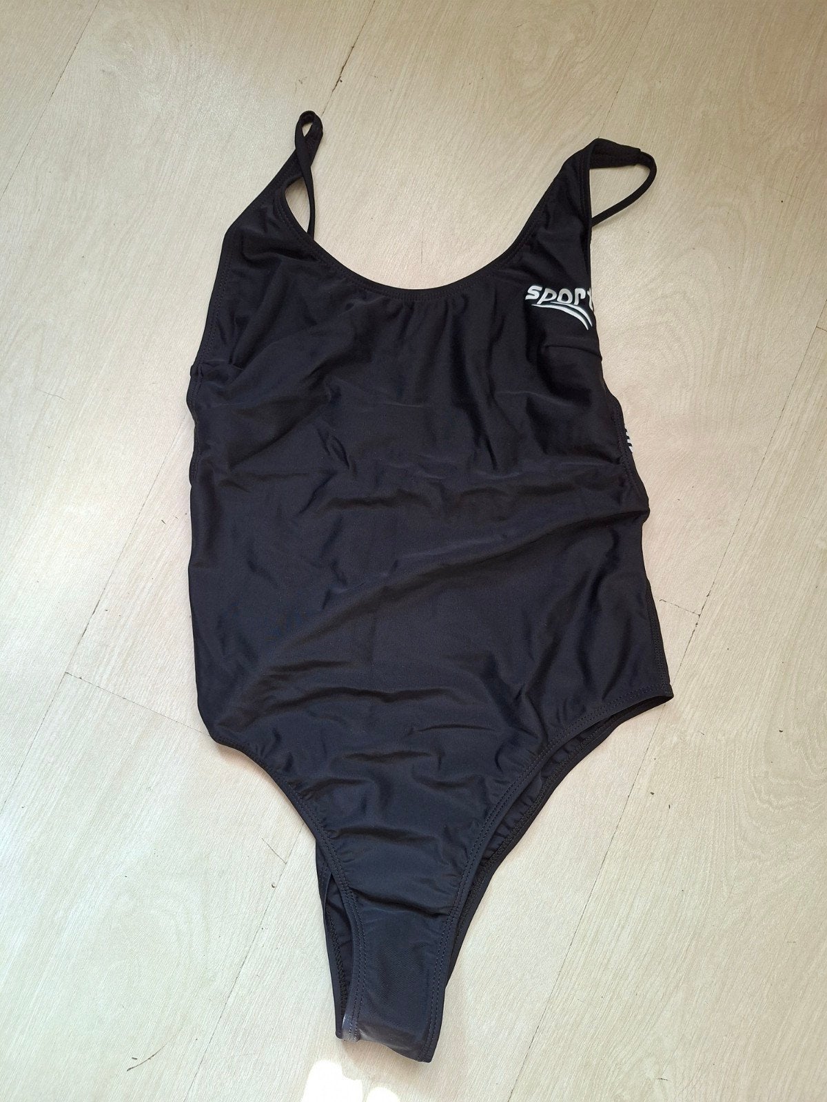 Zwart Sportief Badpak Maat M, Kleding | Dames, Zwart, Nieuw, Badpak, Ophalen of Verzenden