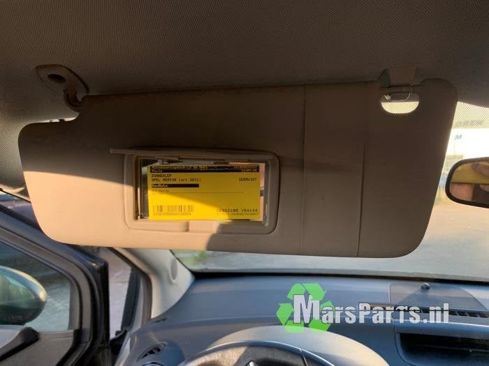 Zonneklep van een Opel Meriva, Gebruikt, -, -, Opel
