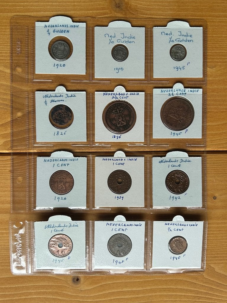 Nederlands Indie gulden munten, los te koop, Postzegels en Munten, Munten | Nederland, Ophalen of Verzenden, Koningin Beatrix