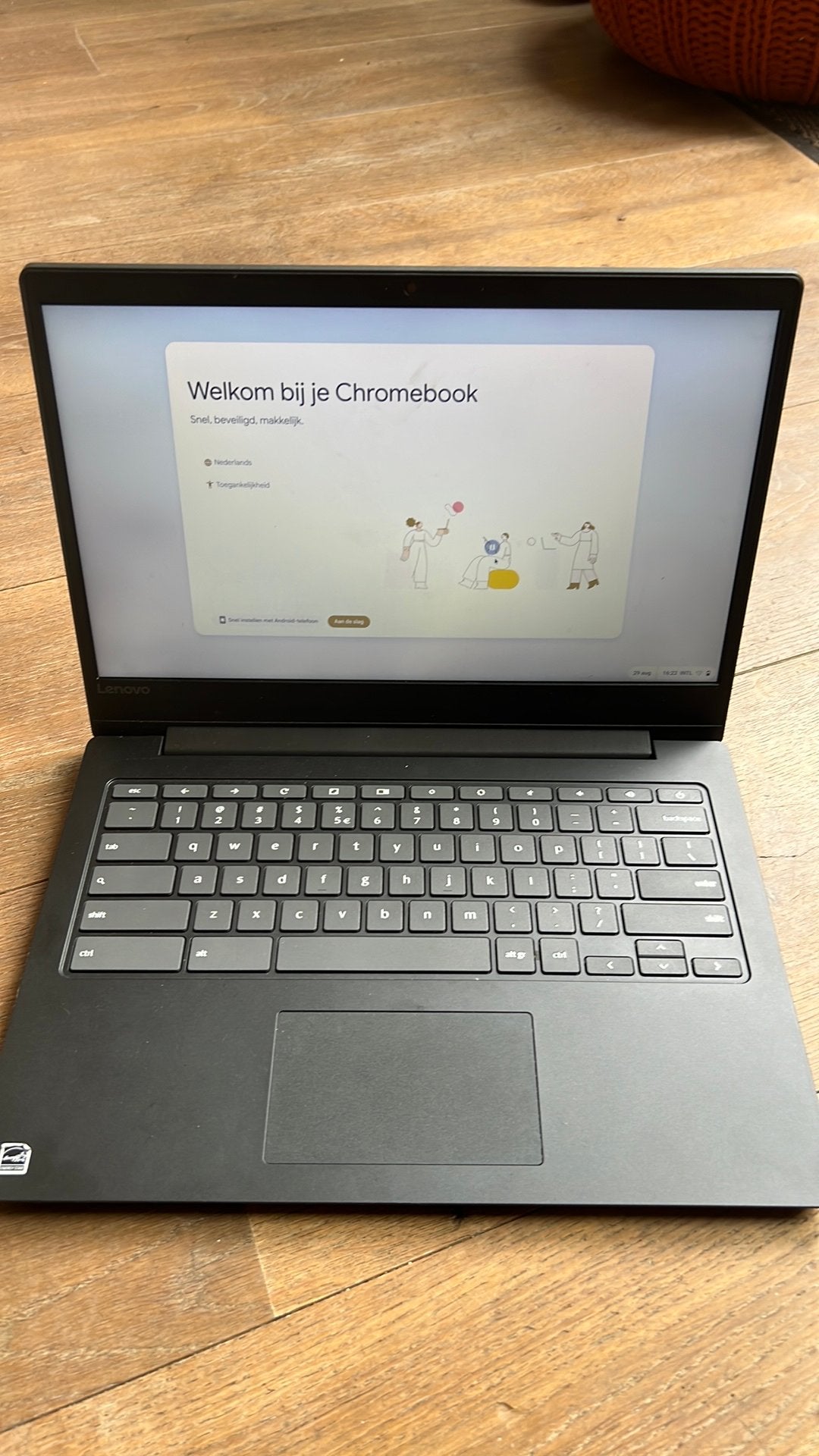 Lenovo Chromebook S330 - 14 inch- Compacte en snelle laptop, 14 inch, Qwerty, Ophalen of Verzenden, 32 GB of minder