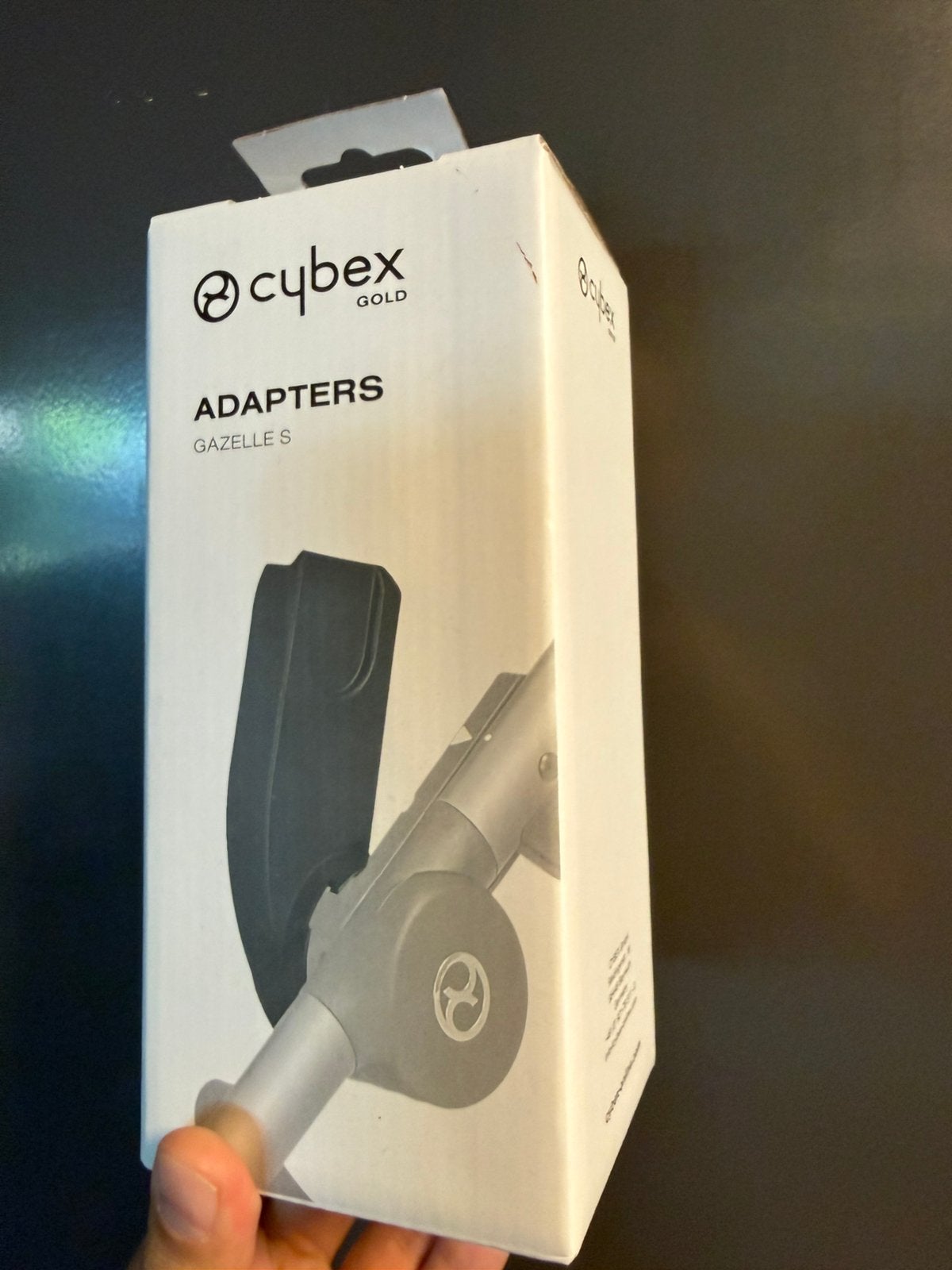 Cybex Gazelle S adapters zwart ongebruikt, Ophalen of Verzenden, Zo goed als nieuw