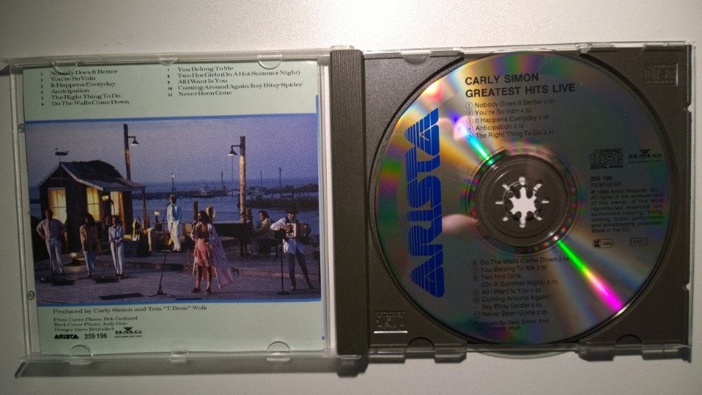 Carly Simon - Greatest Hits Live, Ophalen of Verzenden, Zo goed als nieuw, Pop, Album