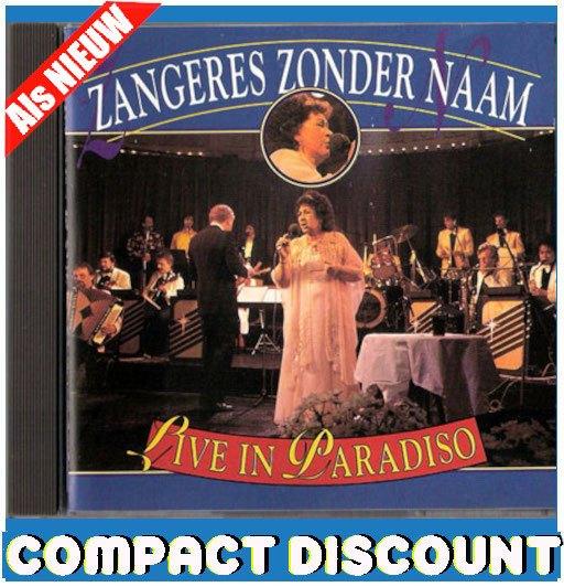 CD Zangeres Zonder Naam Live In Paradiso Amsterdam Mexico, Ophalen of Verzenden, Zo goed als nieuw, Levenslied of Smartlap