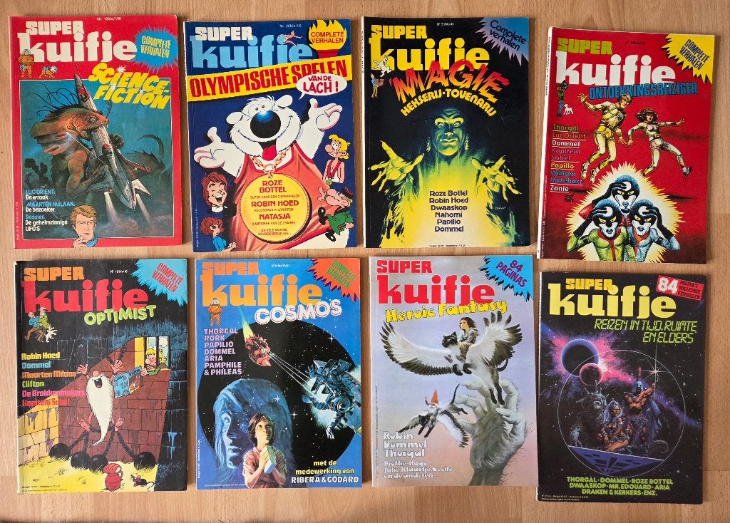 Super Kuifje stripboenen, complete verhalen, Boeken, Meerdere stripboeken, Ophalen of Verzenden, Gelezen