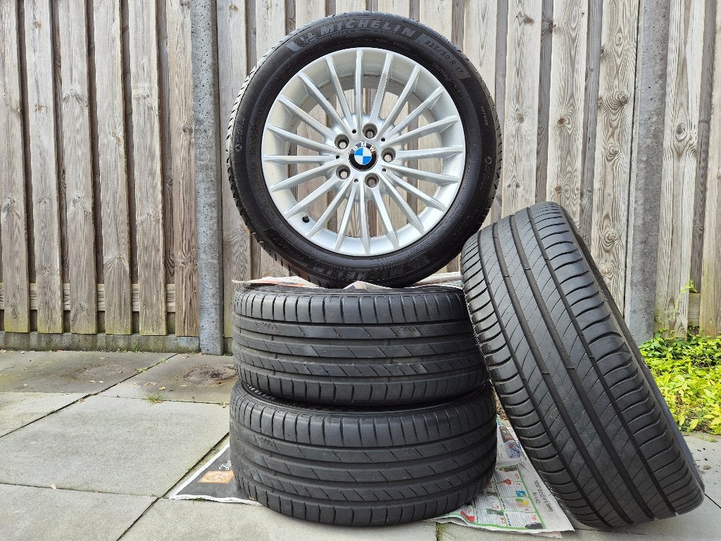 BMW zomerwielen 3 en 4 serie Styling 414, Ophalen, Gebruikt, Banden en Velgen, 17 inch