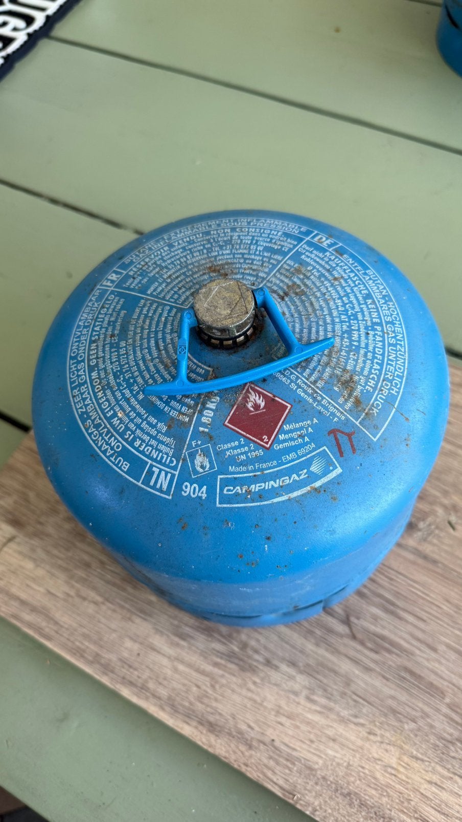 Campigas gasfles middel groot, Ophalen of Verzenden, Zo goed als nieuw