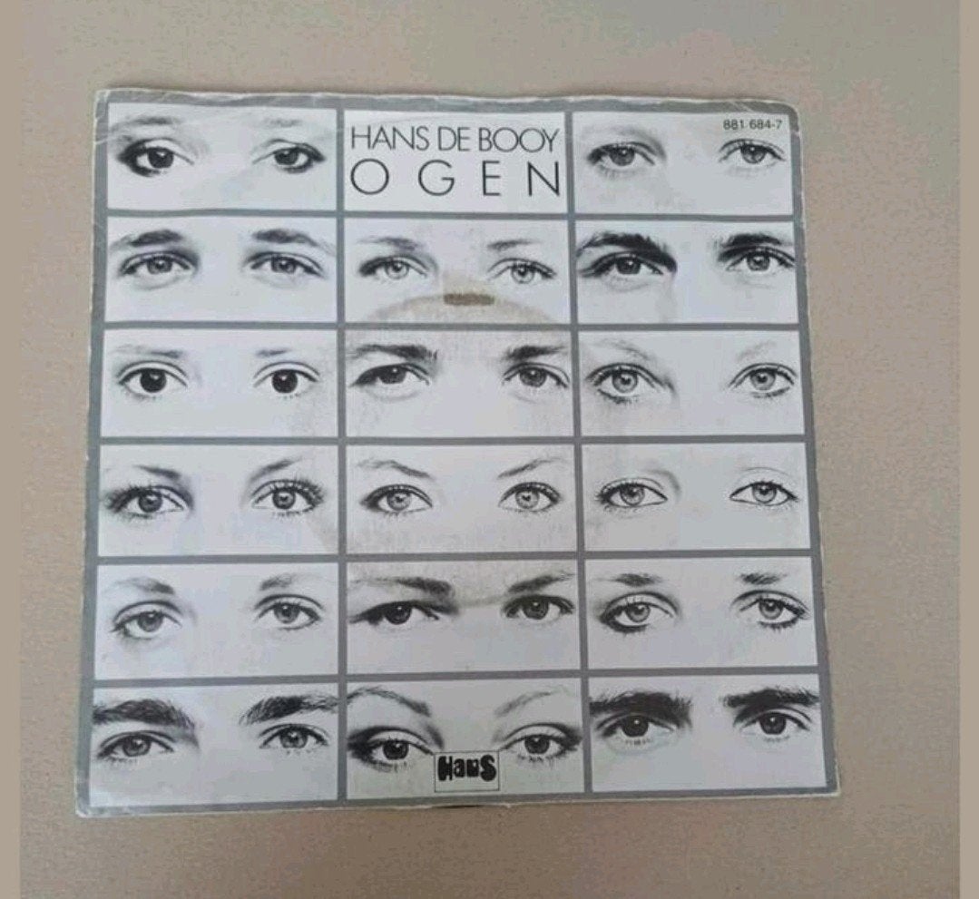 Hans De Booy  - Ogen, Gebruikt, 7 inch, Ophalen of Verzenden, Pop