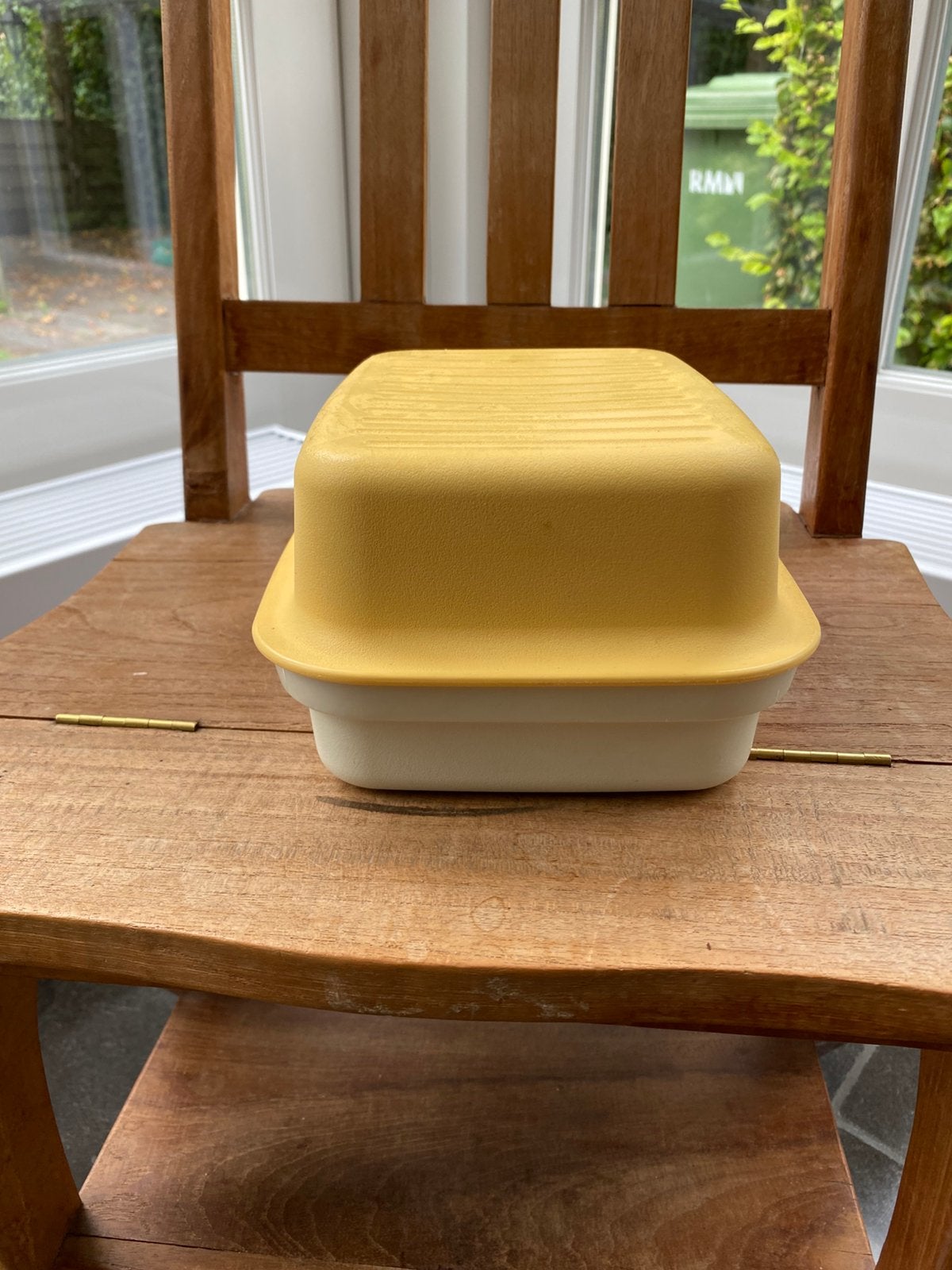Tupperware bewaardoor voor kaas, Gebruikt, Bewaardoos, Geel, 750 ml