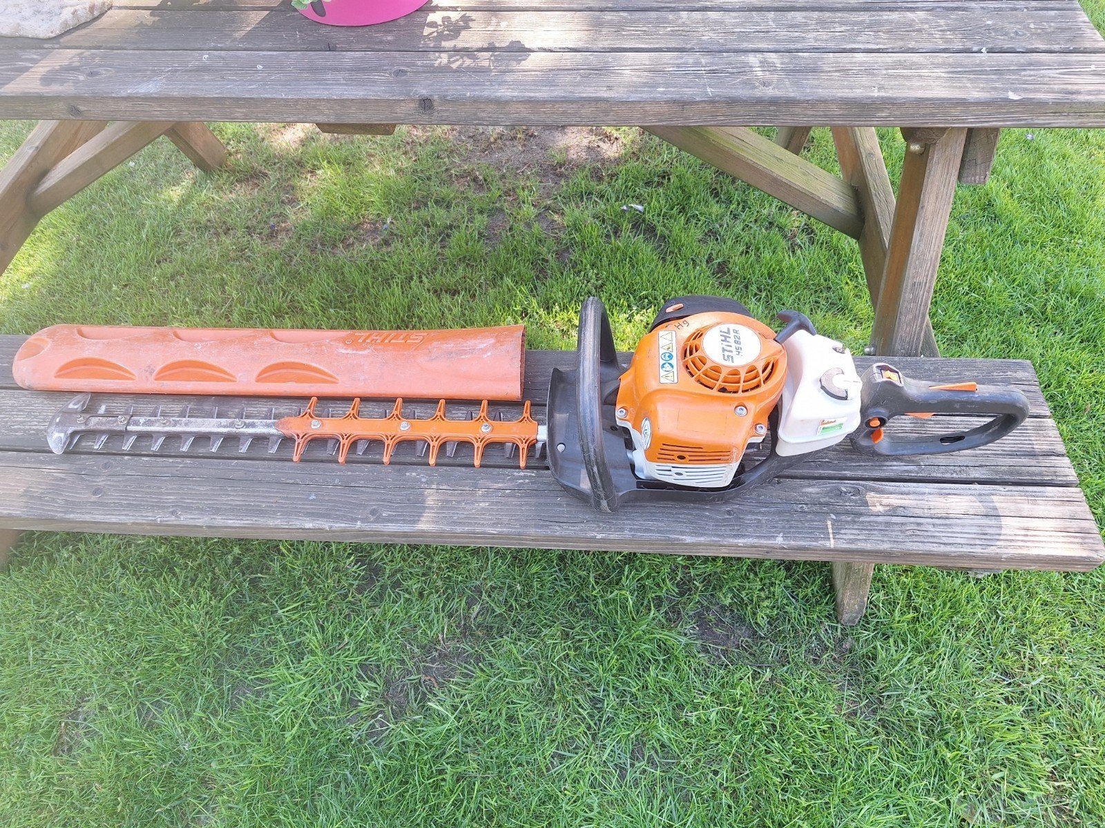 Stihl hs82 R motor heggenschaar, Ophalen, Gebruikt, Benzine