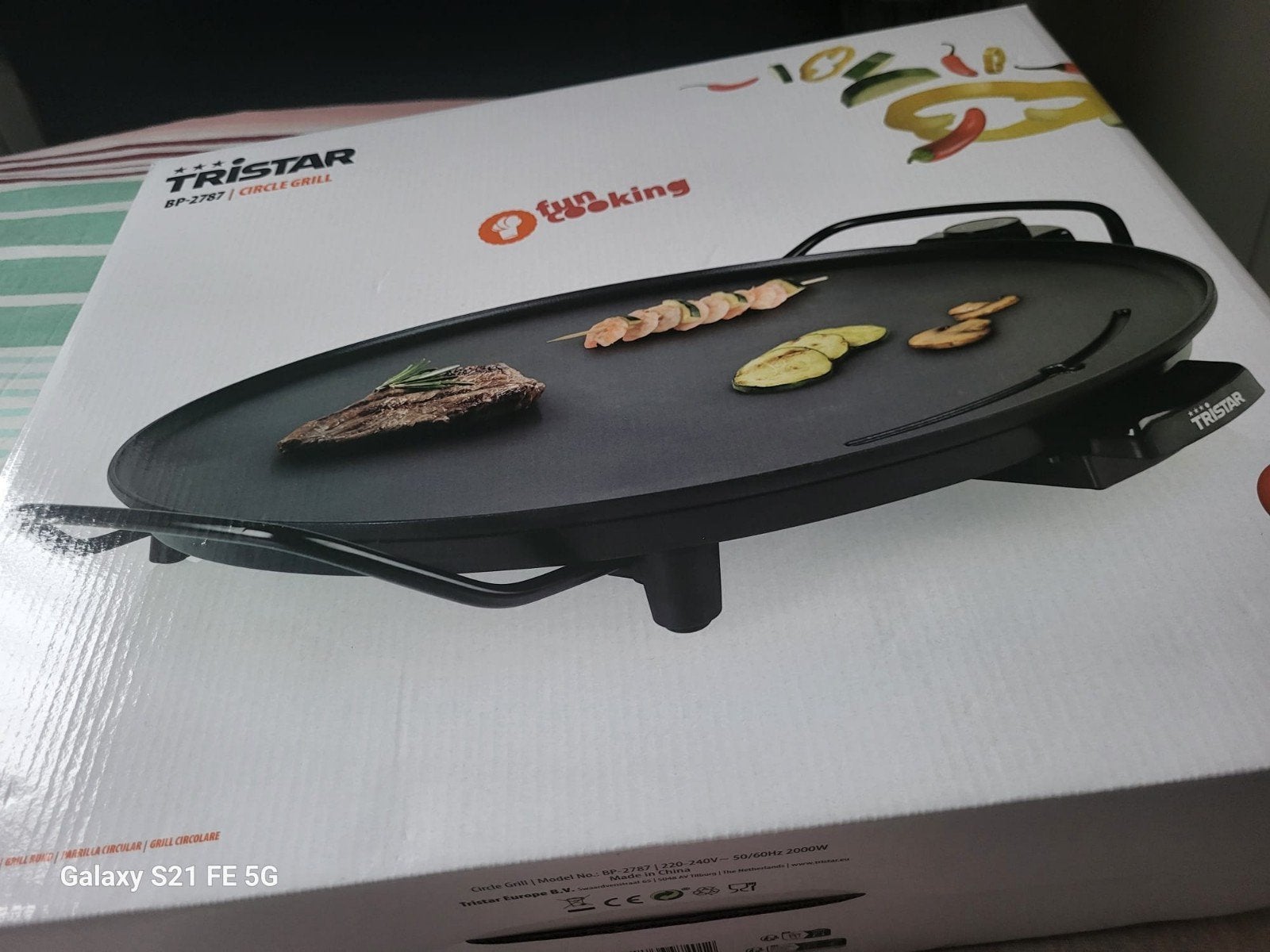 Nieuwe Tristar BP-2787 Circle Grill - Tafelgrill, Ophalen, Nieuw, Tafelgrill
