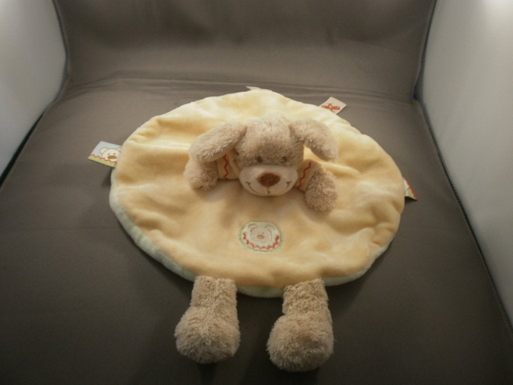 nicotoy hond doekje rond geel groen bungel poten met muts, Nieuw, Wasbaar, Middelgroot (20 tot 80 cm), Meerkleurig