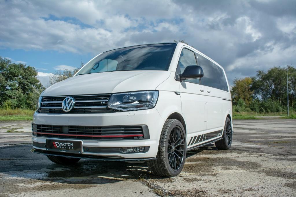 Voorlip sideskirts spoiler diffuser - Transporter T6 15-18
