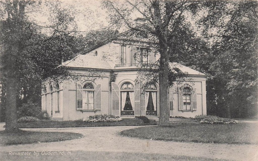 703-400-001 Riniastate bij Oudemirdum, Verzamelen, Ansichtkaarten | Nederland, Verzenden, Voor 1920, Friesland